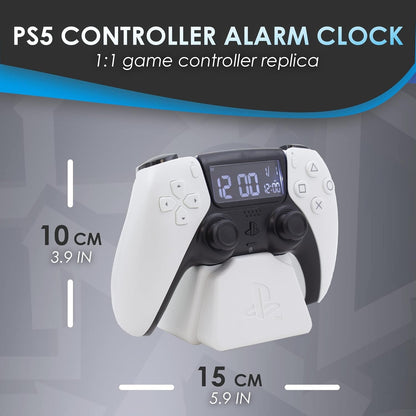 Paladone Sveglia Digitale Playstation Controller PS5 Pad Dualsense White Bianca