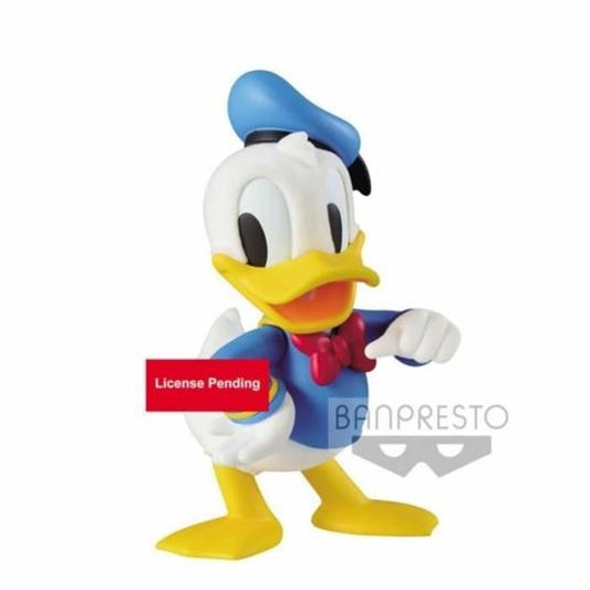 BANPRESTO Q POSKET DISNEY - FLUFFY PUFFY DONAL DUCK PAPERINO STATUA BANDAI 14CM