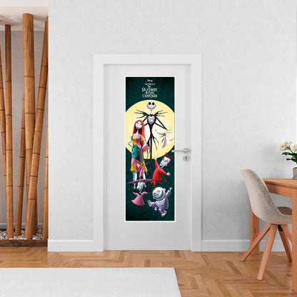 Maxi Poster XXL Porta o Parete - Disney (The Nightmare Before Christmas) TNBC Incorniciabile per Cameretta Gamer, Gadget, Ufficio 53x158 cm