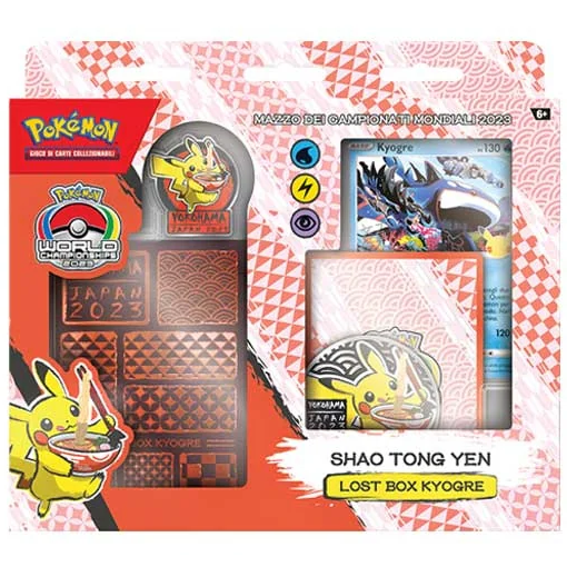 Pokémon Mazzo Dei Campionati Mondiali Gcc 2023 (Shao Tong Yen) Box Kyogre Ita