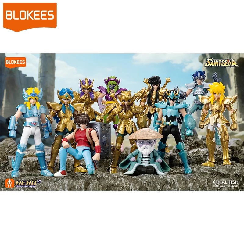 Blokees - Saint Seiya: Galaxy Version 02 - The Legacy of the Gold Saints GV02 (Cavalieri dello Zodiaco: La leggenda dei santi d'oro) Hero 10 Action Figure (1 Random) 75032
