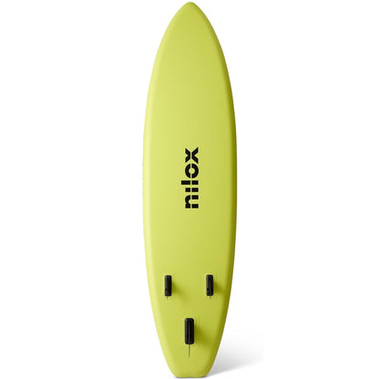 Nilox WAI SUP BOARD Tavola Gonfiabile per Stand Up Paddle in PVC, Completa di Accessori con Zaino, Pagaia, Pompa, Leash, 3 Pinne, 335 x 84 x 15 cm