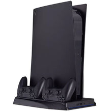 Steeldigi Stand Ps5 Stazione Ricarica Controller + Raffreddamento Base Verticale