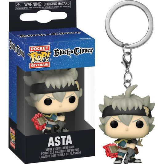 Funko Pop ! Keychain - Animation - Black Clover (Asta) Portachiavi Vinyl 4Cm