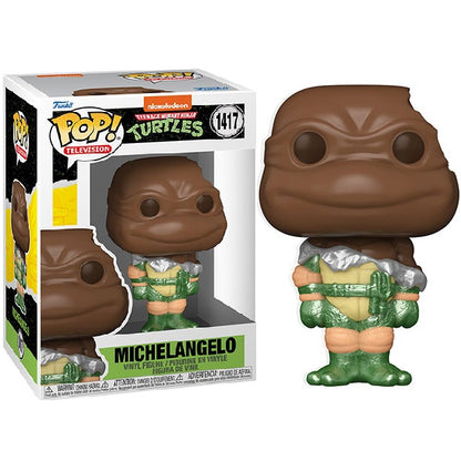 Funko Pop Television Tmnt Ninja Turtles (1417) Michelangelo Chocolate Tartarughe