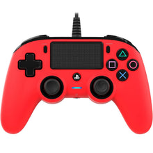 Nacon Controller Wired Pad Playstation 4 Ps4/Pc Joypad Cablato Usb Rosso (Red)