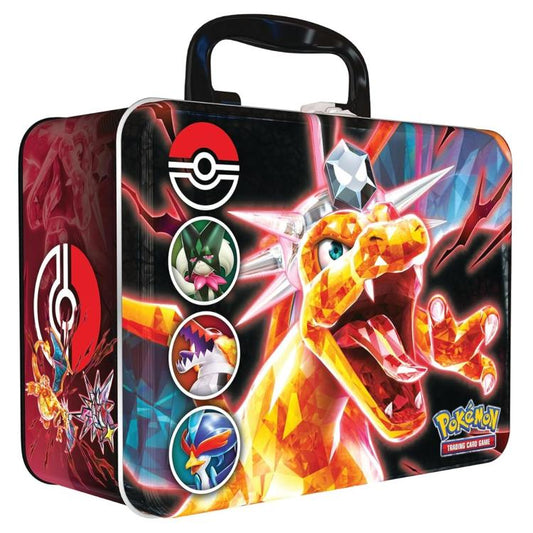 Pokémon Bauletto In Metallo Collezione Gcc Meowscarada-Skeledirge-Quaquaval Ita