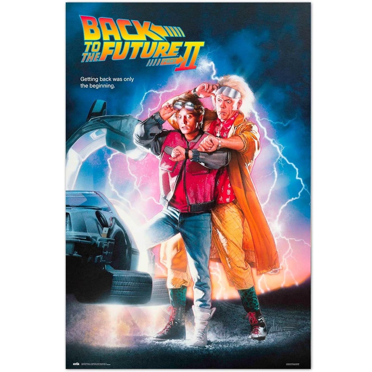 Maxi Poster Locandina del Film (Back To The Future 2) Ritorno Al Futuro 91x61 cm