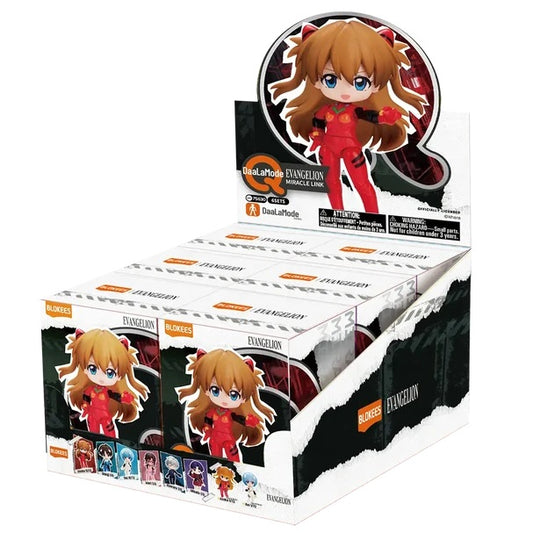 Blokees Evangelion Fantastic Q Series Miracle Model Kit (Blind Box Intero) 6pz Action Figure 75633