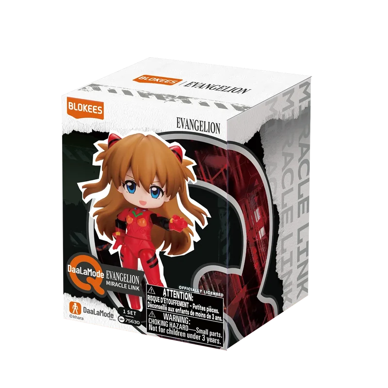 Blokees Evangelion Fantastic Q Series Miracle Model Kit (Blind Box Intero) 6pz Action Figure 75633