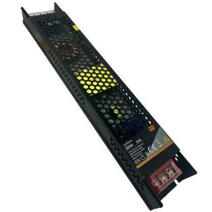 ALIMENTATORE SLIM STABILIZZATO 12V 300W TRASFORMATORE 33.3MHA PER TELECAMERE LED