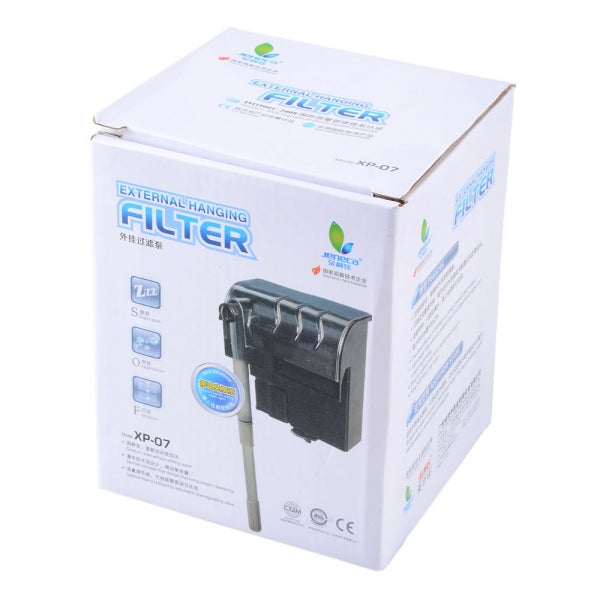 Filtro Esterno Per Pulizia Acquario Regolazione Flusso 500L/H 4,5W Pompa Xp-07