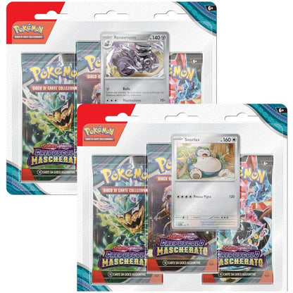 Pokemon Espansione 3 Bustine Crepuscolo Mascherato Scarlatto Violetto Ita Random