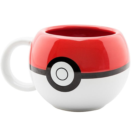 ABYSTYLE TAZZA 3D POKEMON: "POKEBALL" CERAMICA CAFFÈ TÈ BICCHIERE MANICO 500ML