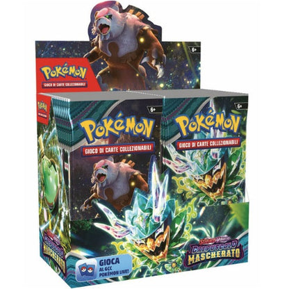 Pokemon Box 36 Bustine Crepuscolo Mascherato Scarlatto/Violetto Carte Tcg Gcc It