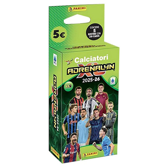 Panini - Calciatori Adrenalyn XL Seria A 2025-26 - Ecoblister da 5 Buste 30 Card