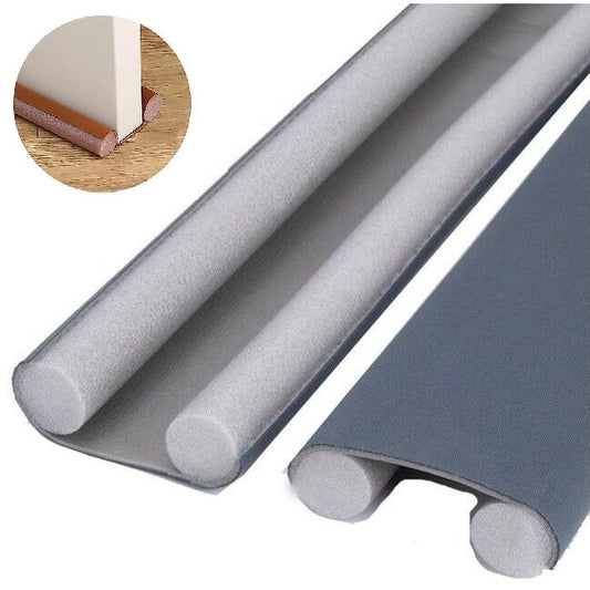 Paraspifferi Sottoporta Isolamento Porte Guarnizione Insetti Freddo 95Cm Grigio