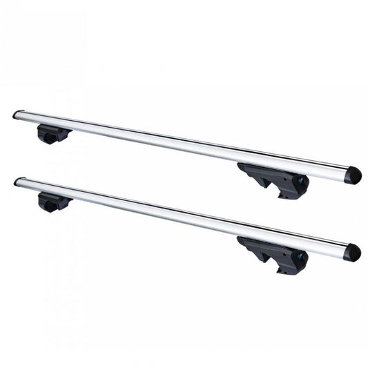 Top Drive (Zeus) Barre da Tetto Auto Portatutto Portapacchi Alluminio 135-140 cm