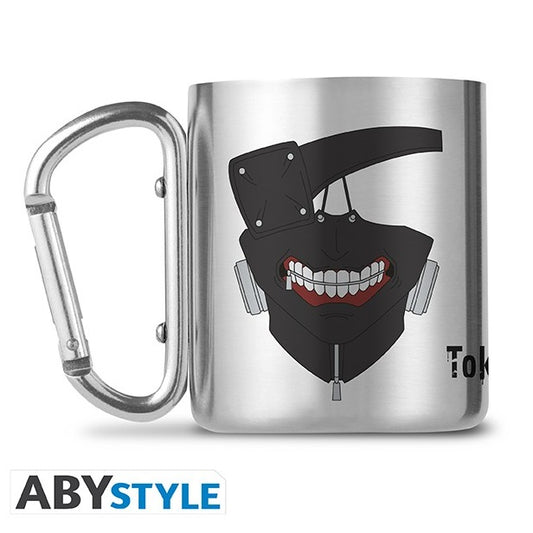 ABYSTYLE TAZZA METALLO TOKYO GHOUL "MASK" KEN KANEKI MUG BICCHIERE GANCIO 320ML