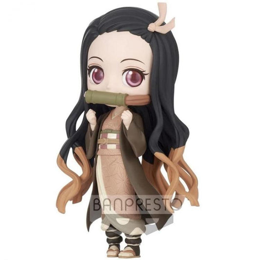 BANPRESTO Q POSKET DEMON SLAYER NEZUKO KAMADO 2 (B) STATUA FIGURE MANGA 14 CM