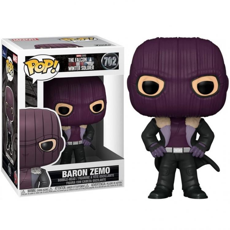 Funko Pop Falcon & Winter Soldier (702) Baron Zemo Vinyl Marvel Statuetta Nuovo