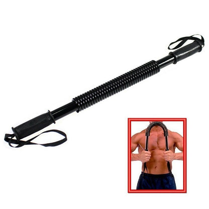 Power-Twister Barra Di Potenza Molla Attrezzi Per Palestra Fitness Sport 20Kg