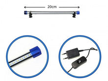 Barra Led Lampada Neon Per Acquario Impermeabile Immersione Luce ROSA 20CM