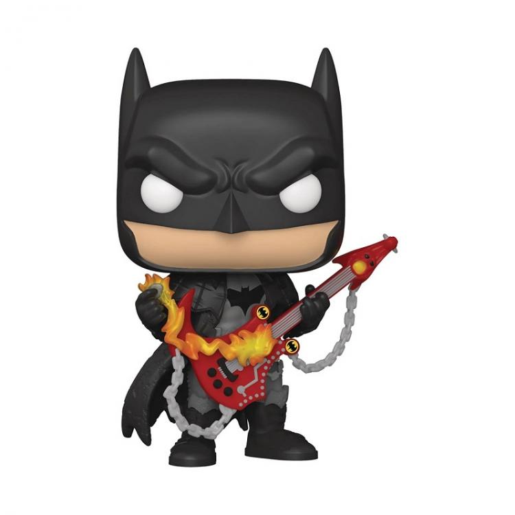 Funko Pop Heroes Dc The Batman - Batman (Guitar Solo) 381 Metal Px Previews Exc