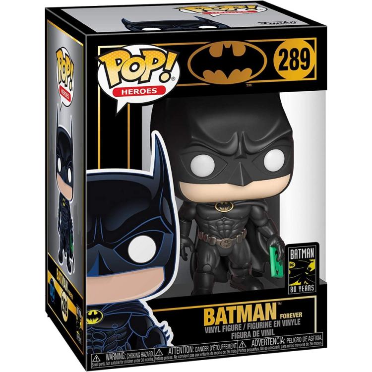 Funko Pop ! Heroes Batman 80Th - (289) Batman Forever (1995) Figure Val Kilmer