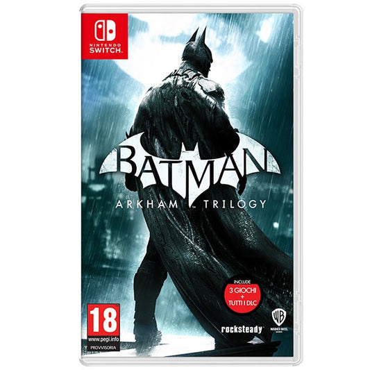 BATMAN ARKHAM TRILOGY NINTENDO SWITCH VIDEOGIOCO PAL ITALIANO NUOVO SIGILLATO