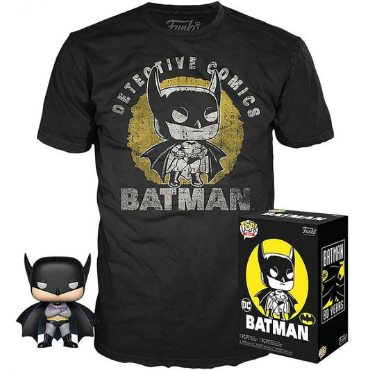 Funko Pop Tees The Batman Dc Detective Comics Tee Box Sun Faded + T-Shirt Size M