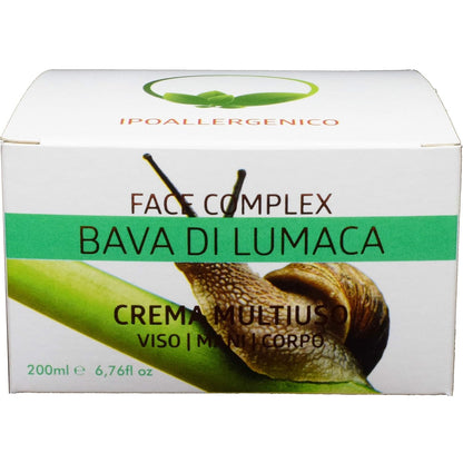 Crema Multiuso Face Complex Per Viso Mani Corpo Alla Bava Di Lumaca Da 200ml