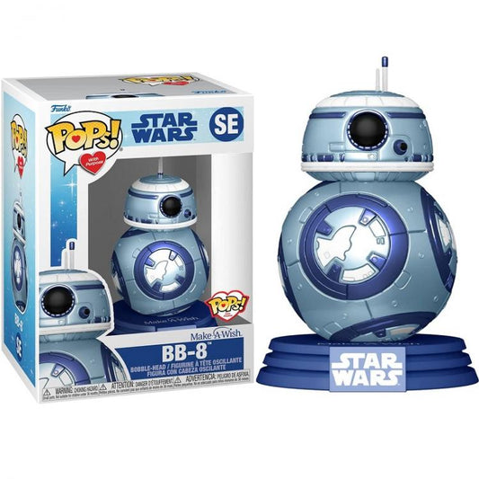 Funko Pops ! With Purpose Star Wars Bb-8 Se Make A Wish 2022 Bobble-Head Vinyl