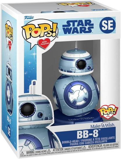 Funko Pops ! With Purpose Star Wars Bb-8 Se Make A Wish 2022 Bobble-Head Vinyl