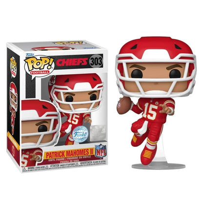 Funko Pop ! Football Nfl Chiefs (303) Patrick Mahomes Special Edition Figure 9Cm