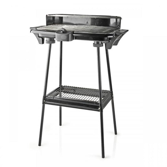 Nedis Barbecue Elettrico Con Piedi O Da Tavolo Griglia Grill Bbq No Fumo 2000W