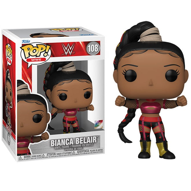 Funko Pop ! Wwe Wrestling - Bianca Belair (108) Vinyl Figure 9Cm Female Wrestler
