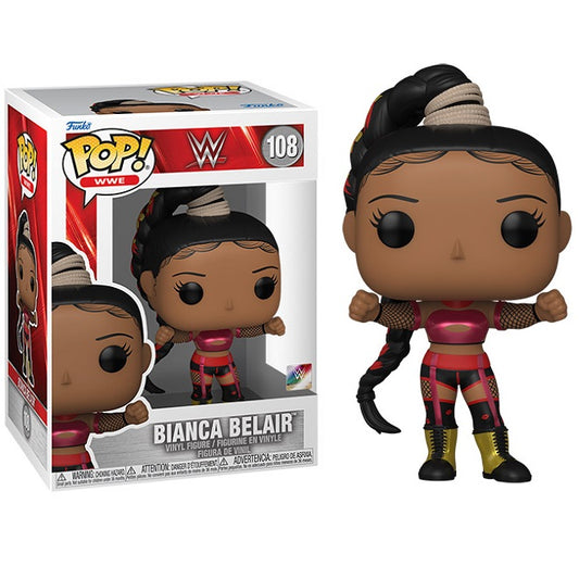 Funko Pop ! Wwe Wrestling - Bianca Belair (108) Vinyl Figure 9Cm Female Wrestler