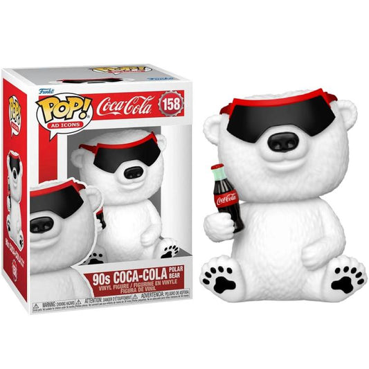 Funko Pop ! Icons Coca Cola - Cocacola Bear (158) Orso Bianco Polare Figure 9Cm