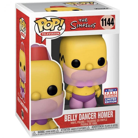 Funko Pop Television The Simpsons Belly Dancer Homer (1144) 2021 Summer Edition