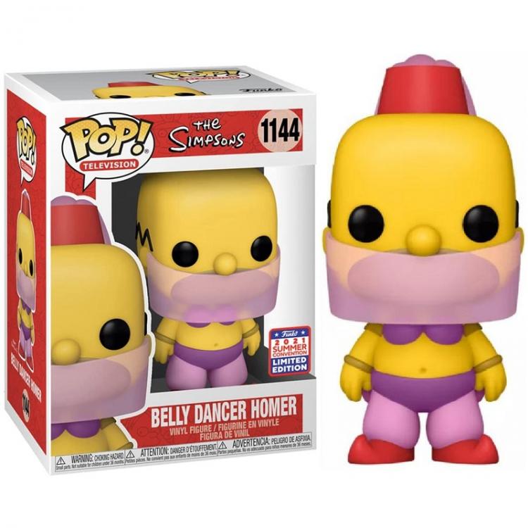 Funko Pop Television The Simpsons Belly Dancer Homer (1144) 2021 Summer Edition