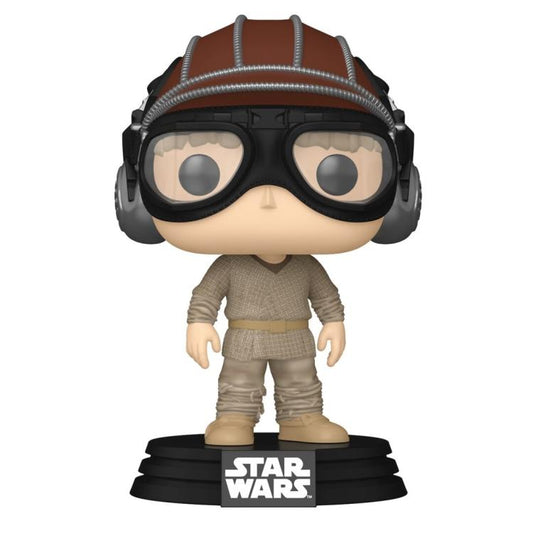 Funko Pop ! Star Wars Ep1 20Th - (698) Anakin W/ Helmet Vinyl Figure 9Cm Sw