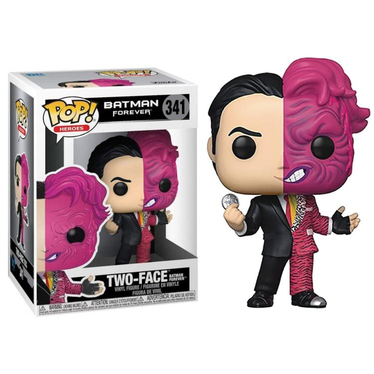 Funko Pop ! Dc Heroes Batman Forever - (341) Two-Face Statuetta Vinyl Figure 9Cm
