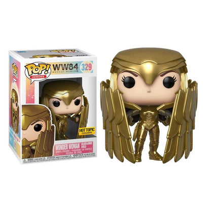 Funko Pop ! Dc Heroes Ww1984 (329) Wonder Woman Gold Metallic - Vinyl Figure 9Cm
