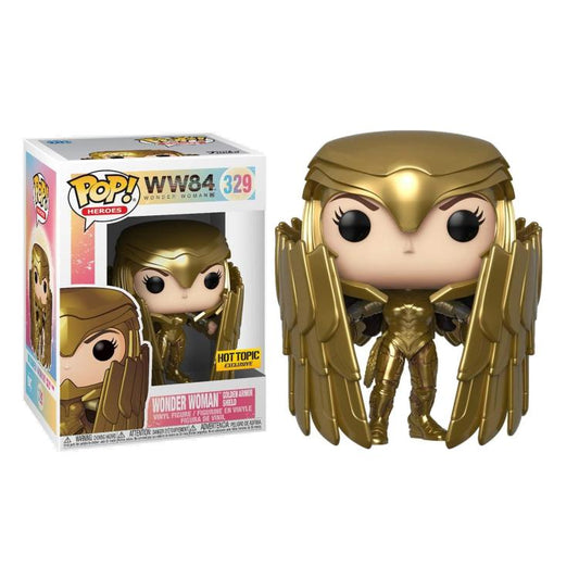 Funko Pop ! Dc Heroes Ww1984 (329) Wonder Woman Gold Metallic - Vinyl Figure 9Cm