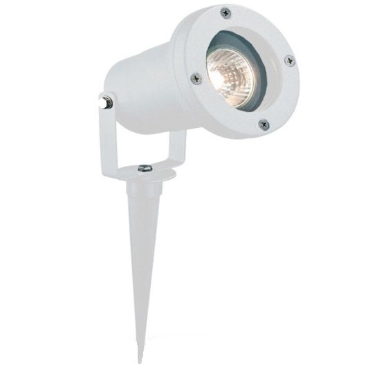 Faretto Giardino Picchetto Parete Esterno Segnapassi Orientabile Led Gu10 Bianco