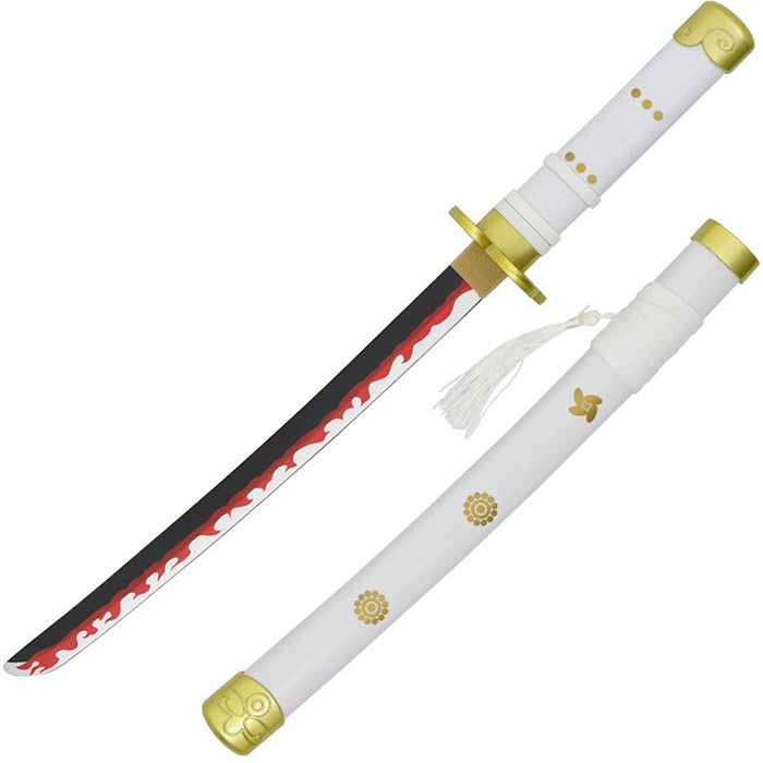 One Piece Katana Mini Bamboo Enma Roronoa Zoro Spada Da Collezione 42Cm Bianca