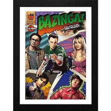 ABYSTYLE - THE BIG BANG THEORY (BAZINGA) POSTER INCORNICIATO STAMPA CON CORNICE