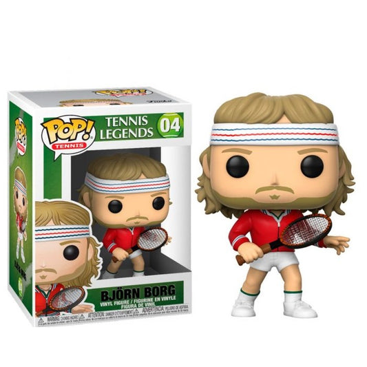 Funko Pop Tennis 04 Björn Borg Vinyl Action Figure Legends Bbc Svezia Statuetta