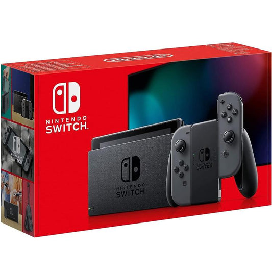 Nintendo Switch Console Portatile E Da Tv 1.1 Total Black Grey (Garanzia Italia)
